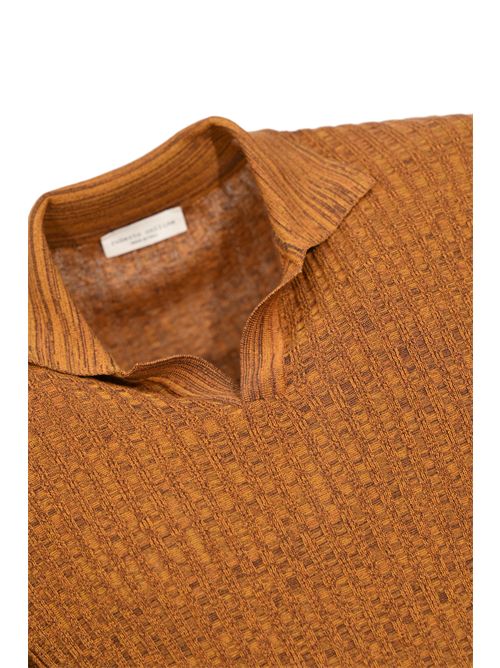 Polo texturizzata in cotone ROBERTO COLLINA | 261MYA1212443